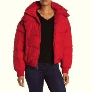 Lucky Brand Red Puffer Jacket